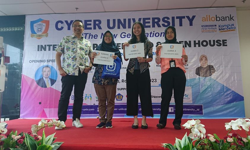 Inilah Daftar Pemenang Kompetisi Internship Poster Expo & Open House 2023 Cyber University